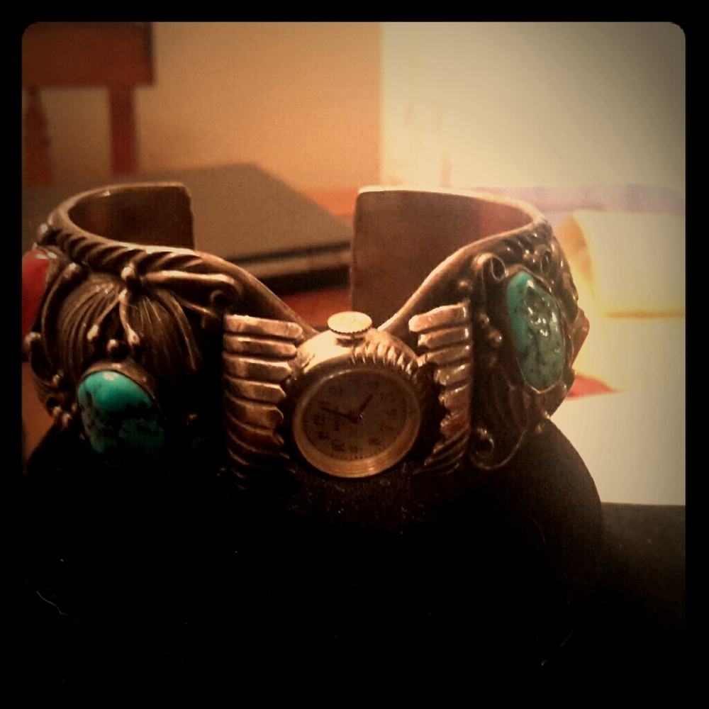 Vintage  watch cuff navajo
